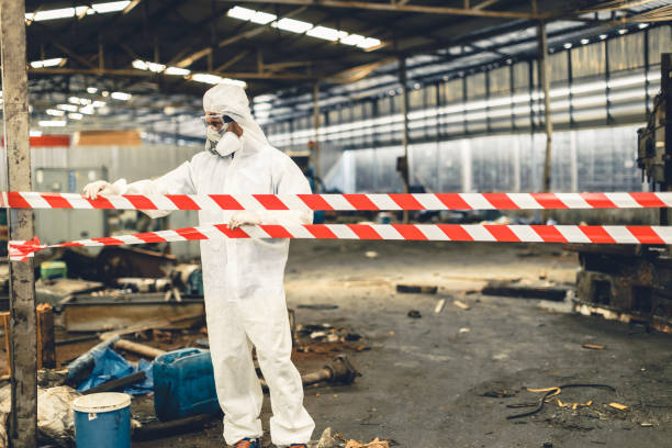 Professional Biohazard technician working in Canton, GA